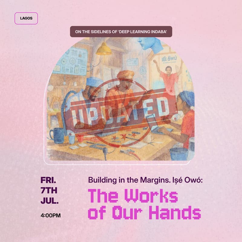 Cover Image for AI Salon Lagos: Building in the Margins. Ișé Owó: The Works of Our Hands