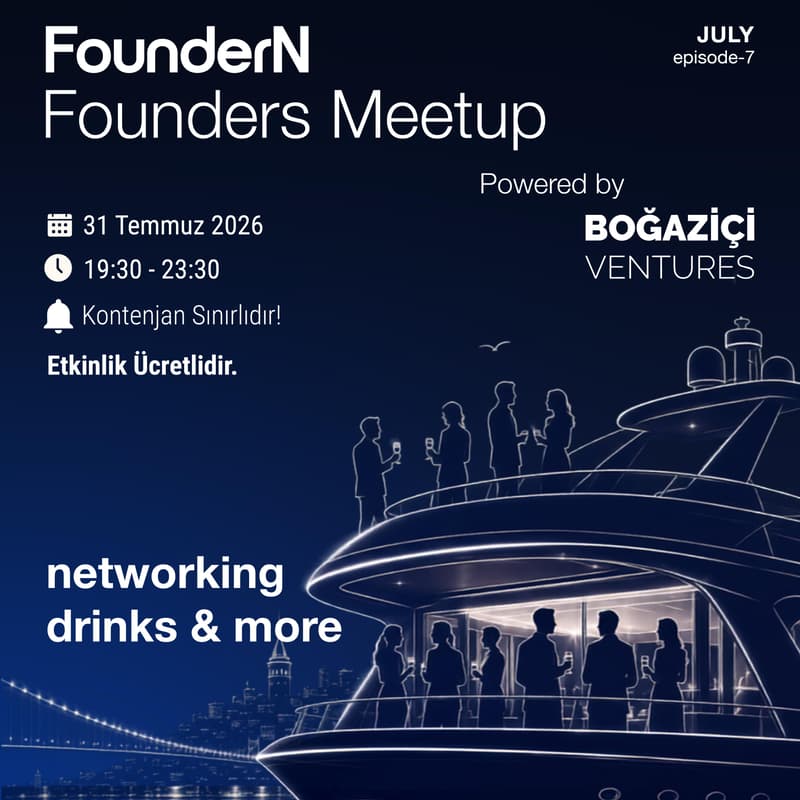 Cover Image for FounderN Founders Meetup Powered by Boğaziçi Ventures