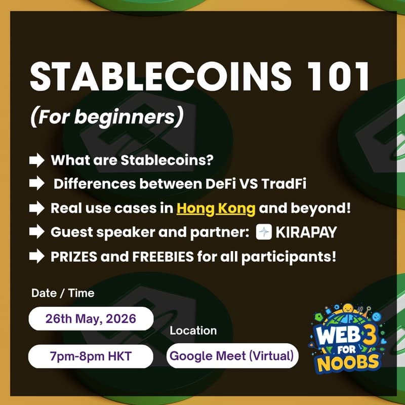Cover Image for Web3: Stablecoins 101 (For beginners)