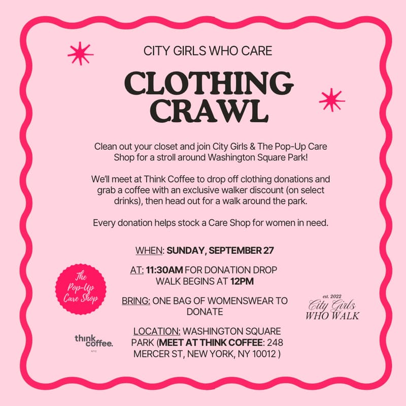 Cover Image for The Pop-Up Care Shop x City Girls Who Care Clothing Crawl