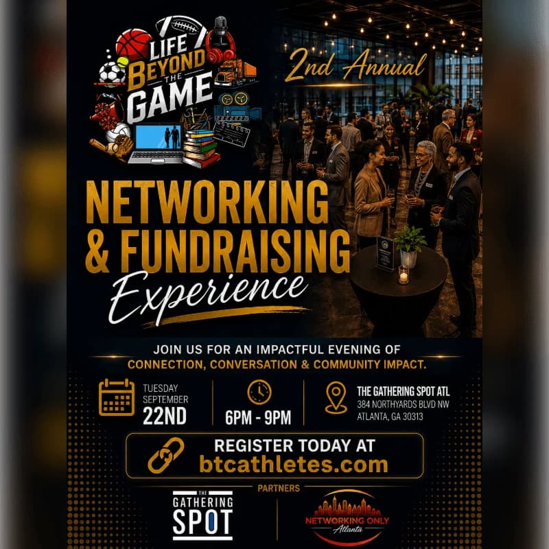 Cover Image for 2nd Annual Life Beyond the Game Networking & Fundraising Experience