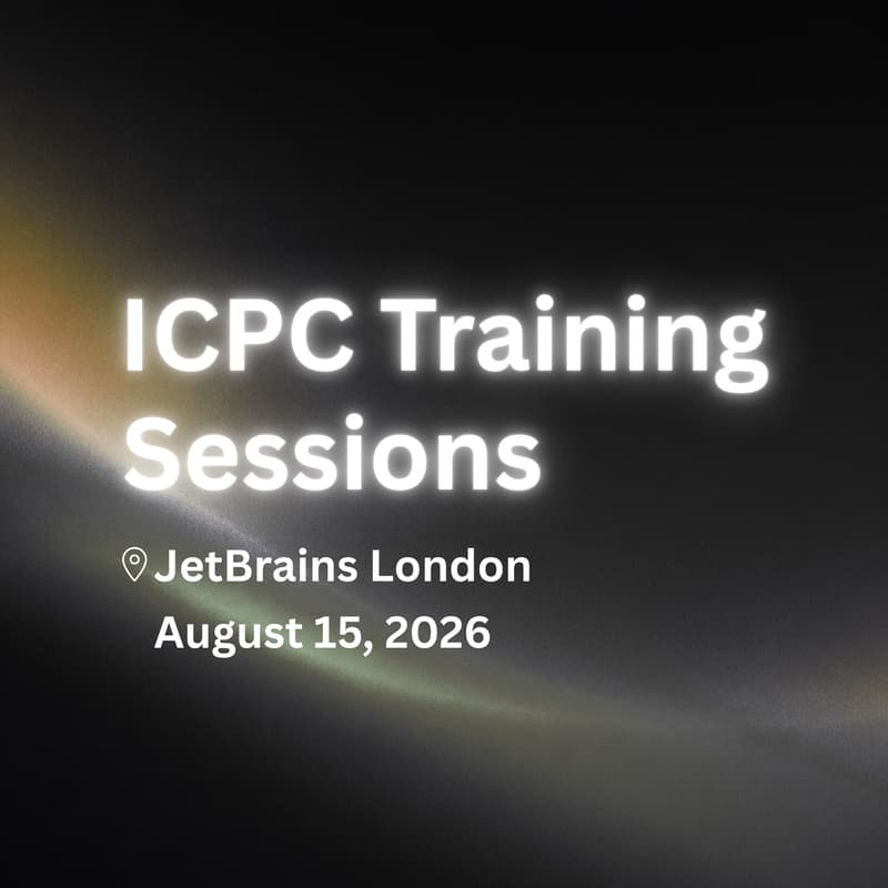 Cover Image for ICPC Training Session @ JetBrains London