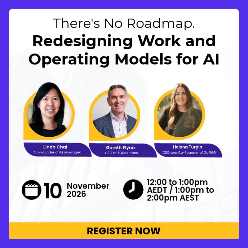 Cover Image for There's No Roadmap. Redesigning Work and Operating Models for AI