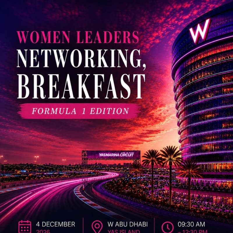Cover Image for Women Leaders Breakfast Formula 1 - Edition I Abu Dhabi
