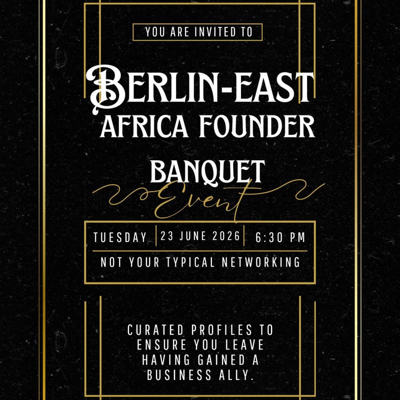 Cover Image for Silicon Bridge: The Berlin-East Africa Founder Banquet