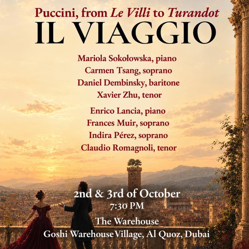 Cover Image for Opera Concert: An evening of Puccini Aria and Ensemble
