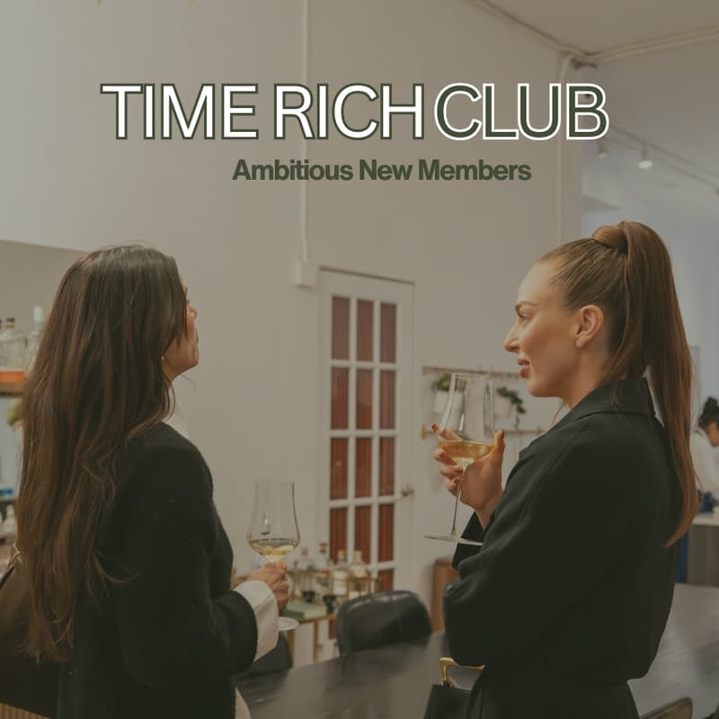 Cover Image for Future Time Rich Members (FREE + Vetted Community)