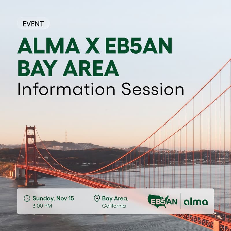 Cover Image for Alma x EB5AN Bay Area Information Session
