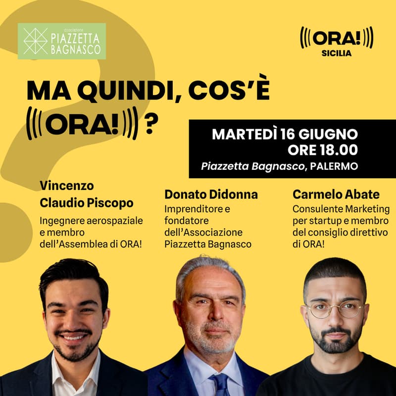 Cover Image for ORA! PALERMO - MA QUINDI, COS'È "ORA!"?