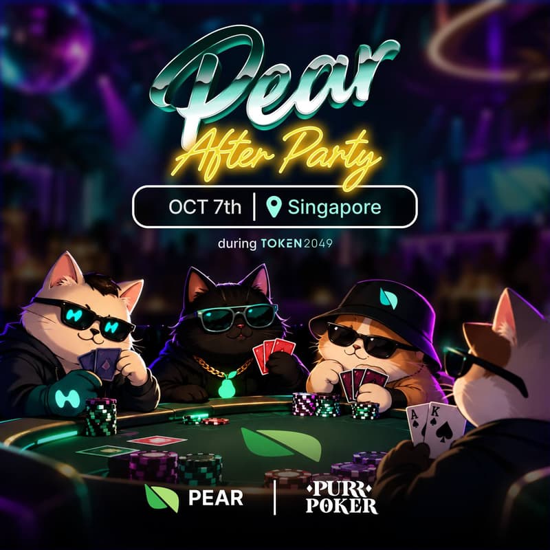 Cover Image for Pear Afterparty @ TOKEN2049 SG