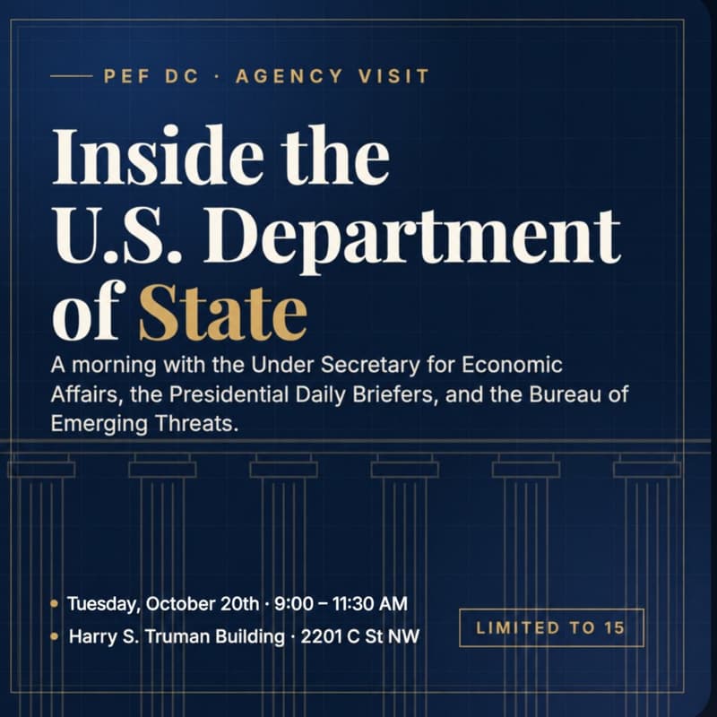 Cover Image for PEF DC: Inside the U.S. Department of State