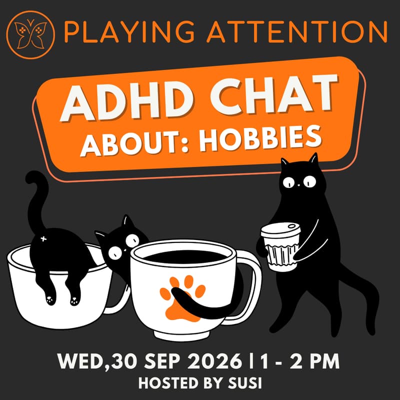 Cover Image for ADHD Chat (Lean Coffee) - September | Theme: Hobbies