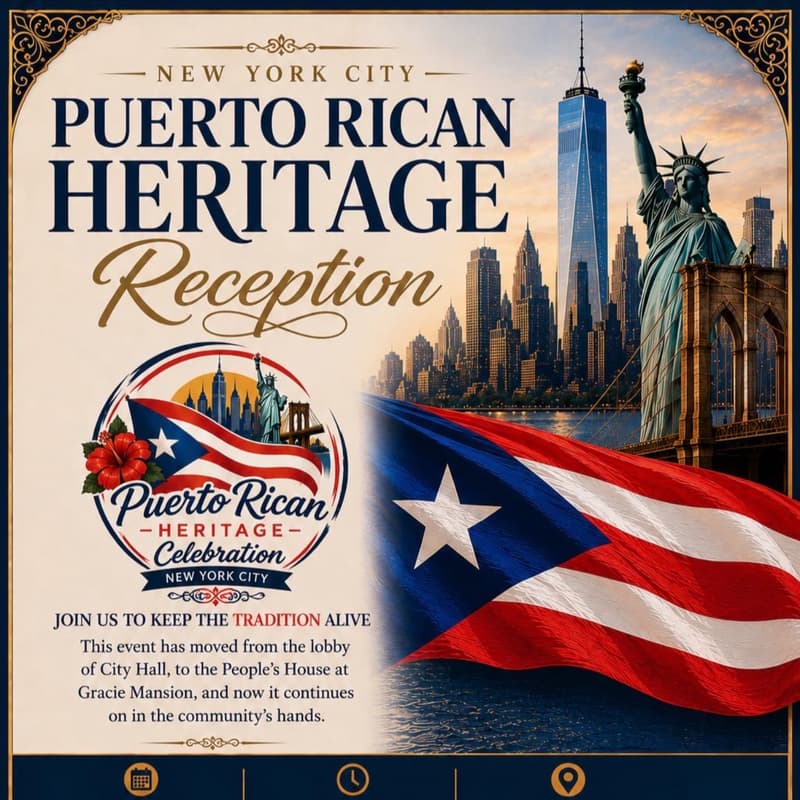 Cover Image for NYC PUERTO RICAN HERITAGE RECEPTION