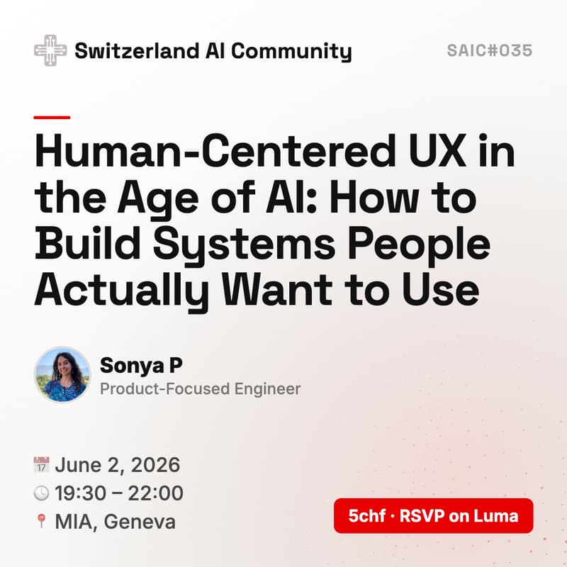 Cover Image for SAIC #035 - Human-Centered UX in the Age of AI: How to Build Systems People Actually Want to Use