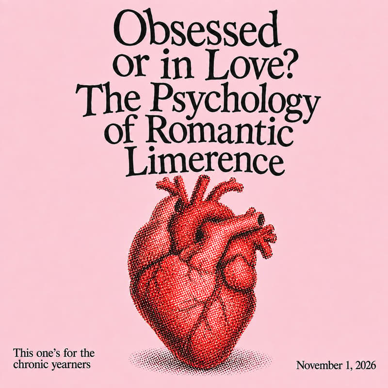 Cover Image for Obsessed or in Love? The Psychology of Romantic Limerence