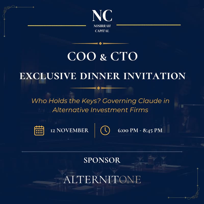 Cover Image for Nosirrah Capital Dinner series: Deploying Claude with confidence for COOs and CTOs