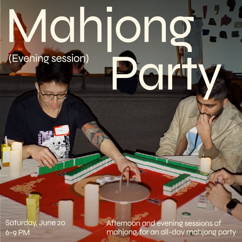 Cover Image for Evening session: All-Day Mahjong Party