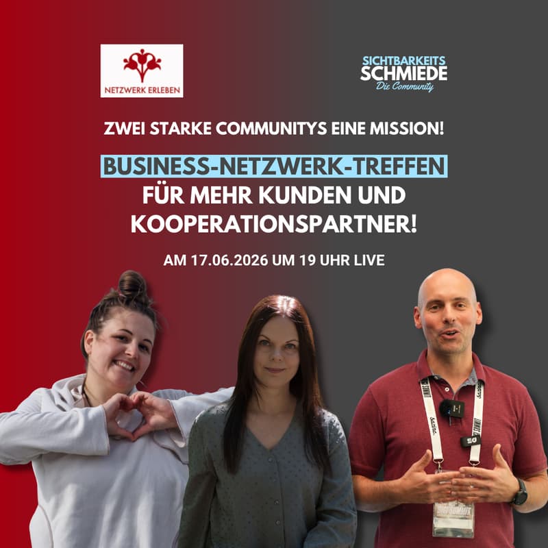 Cover Image for Business-Netzwerk-Treffen für mehr Kunden und Kooperationspartner!