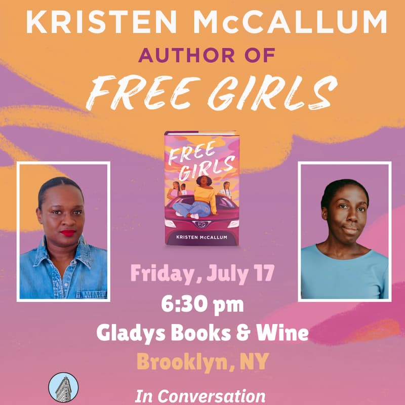 Cover Image for Author Event: Free Girls by Kristen McCallum in Conversation with Jennifer Baker
