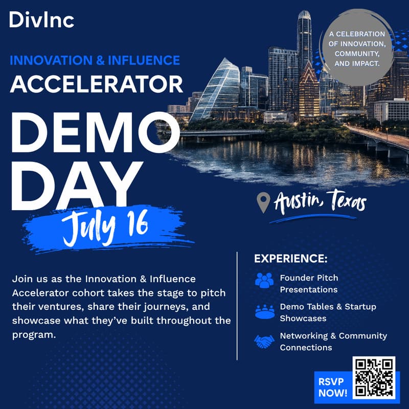 Cover Image for Influence & Innovation Accelerator: Demo Day