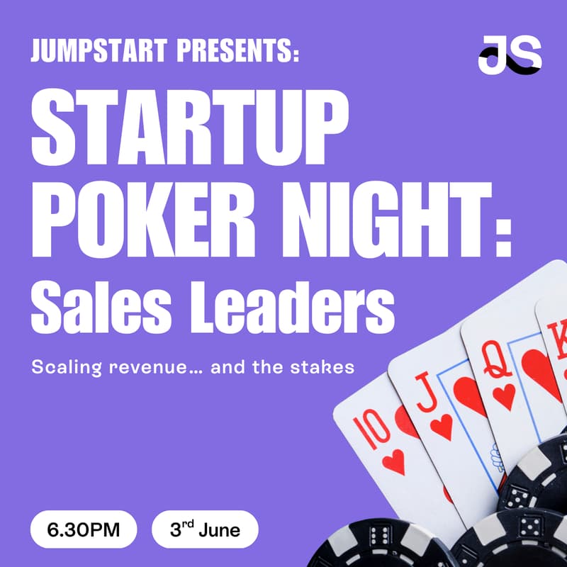 Cover Image for Startup Poker Night: Sales Leaders