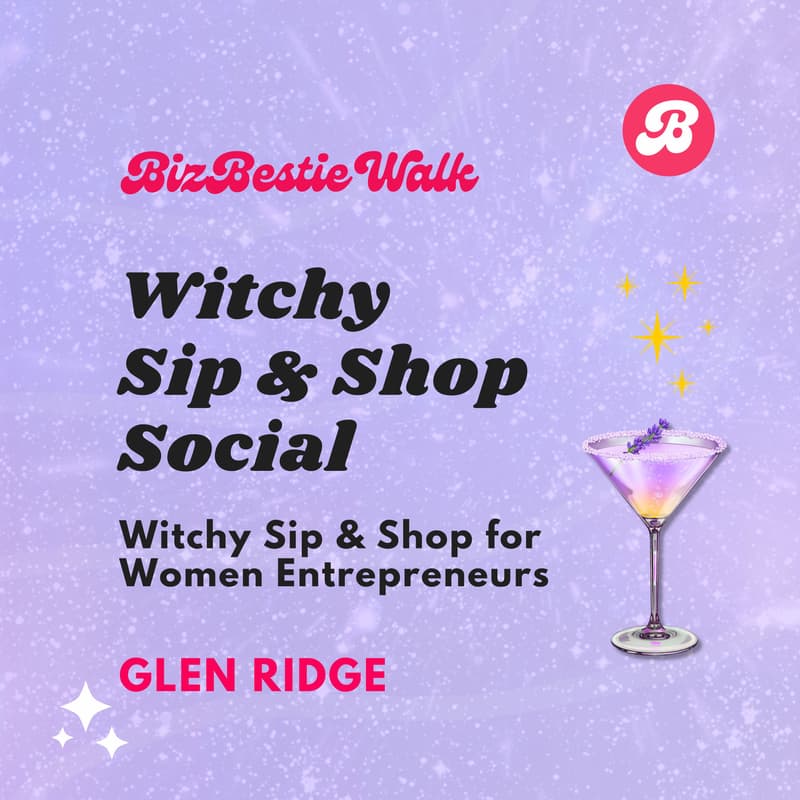 Cover Image for Witchy Sip & Shop Social β¦ Glen Ridge β¦ Wand & Willow Events