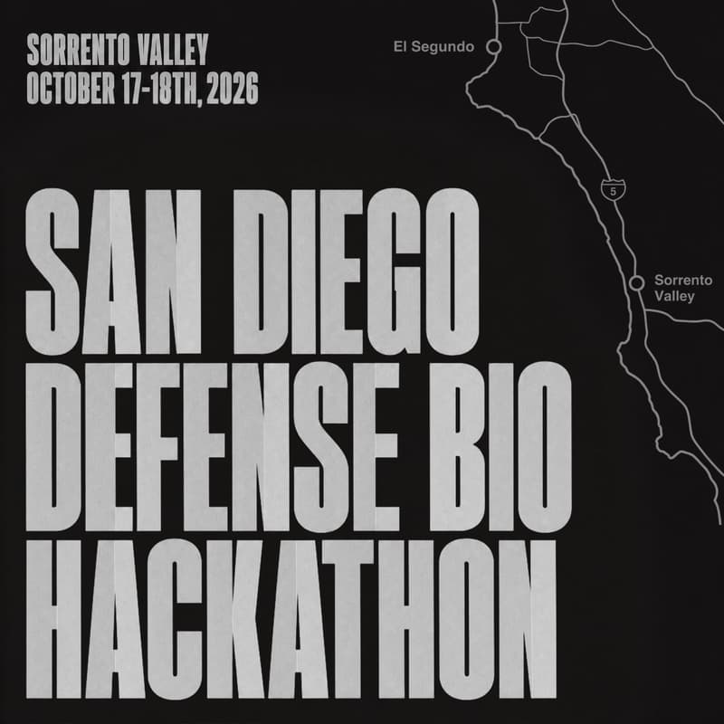 Cover Image for San Diego DefenseBio Hackathon