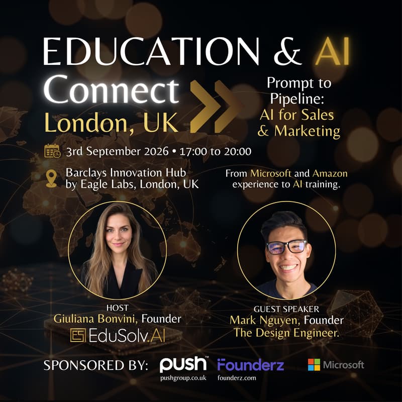 Cover Image for Education & AI Connect: Prompt to Pipeline - AI for Sales & Marketing (After Hours)