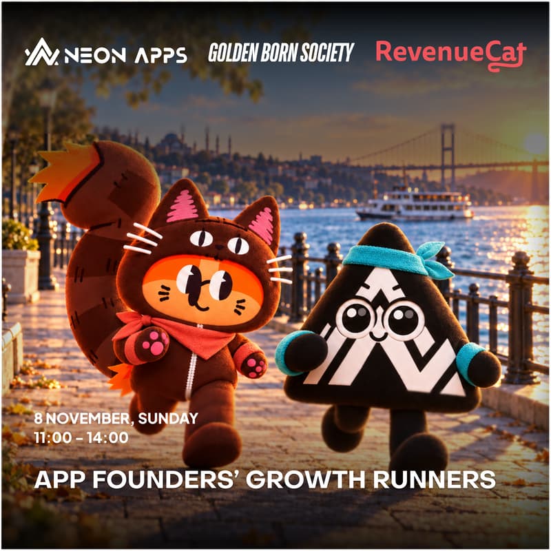 Cover Image for RevenueCat X Golden Born Society X Neon Apps Growth Runners