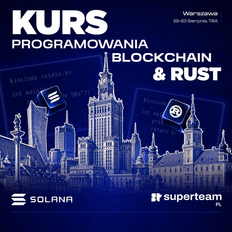 Cover Image for KURS PROGRAMOWANIA BLOCKCHAIN: WARSZAWA