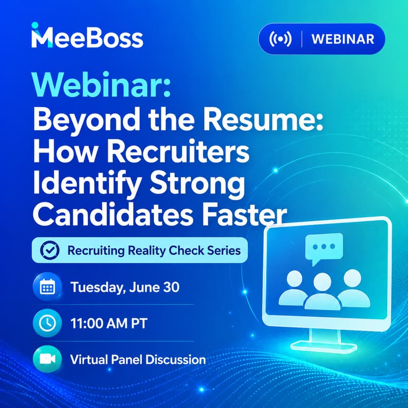 Cover Image for WEBINAR: How Recruiters Identify Strong Candidates Faster