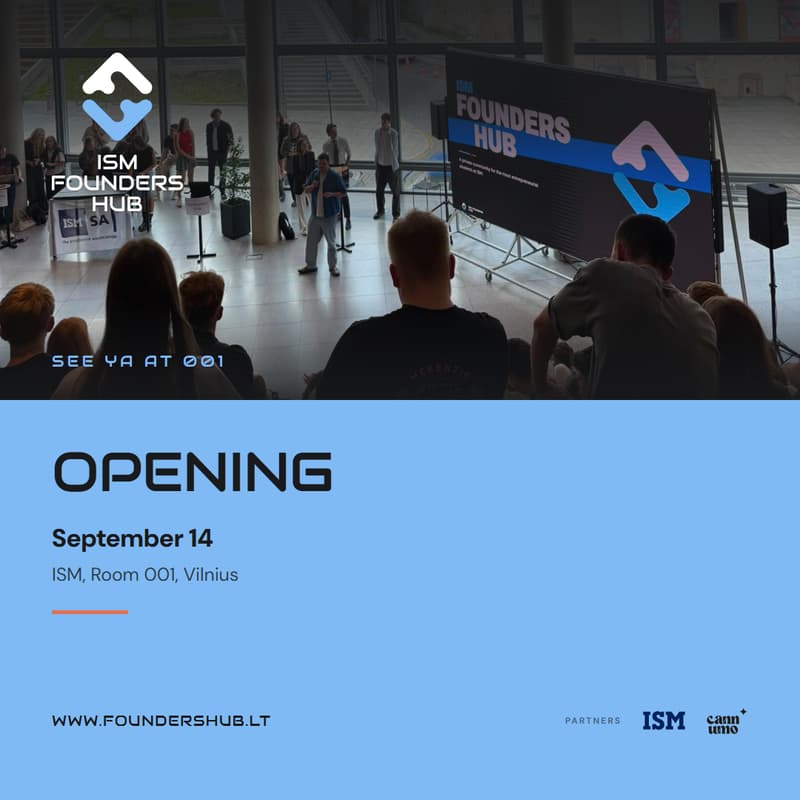 Cover Image for ISM Founders Hub Opening