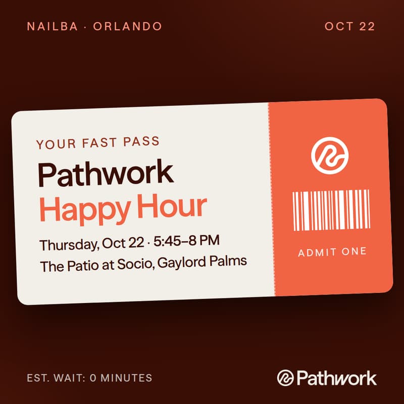 Cover Image for Skip the Line: Pathwork's Private Happy Hour @ NAILBA