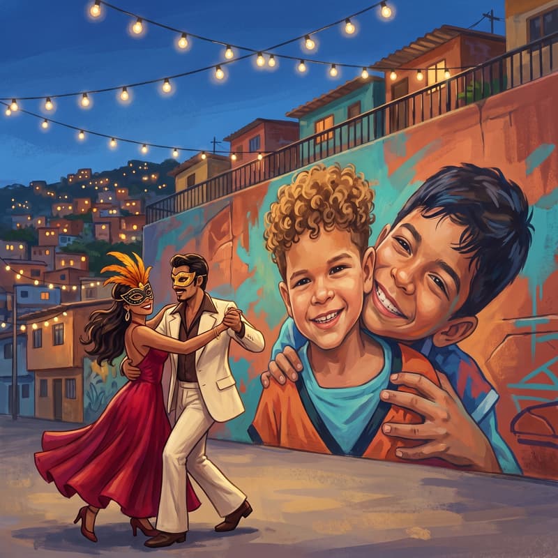 Cover Image for 🎭 Latin Masquerade Gala · A Salsa & Bachata night to build the Kids' Kitchen at Sembradores de la 13