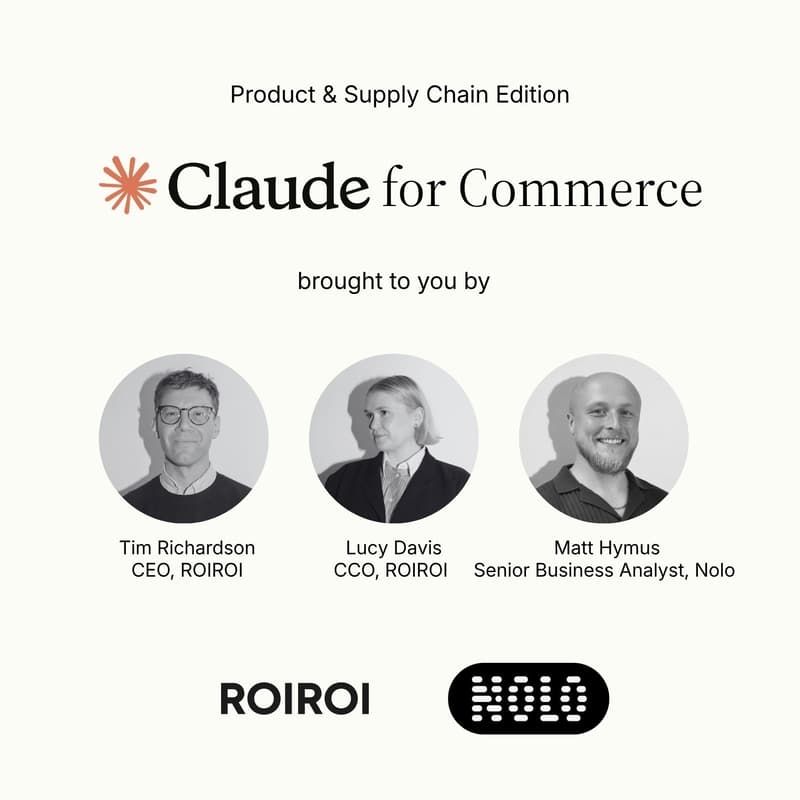 Cover Image for Claude for Commerce: Product & Supply Chain Edition