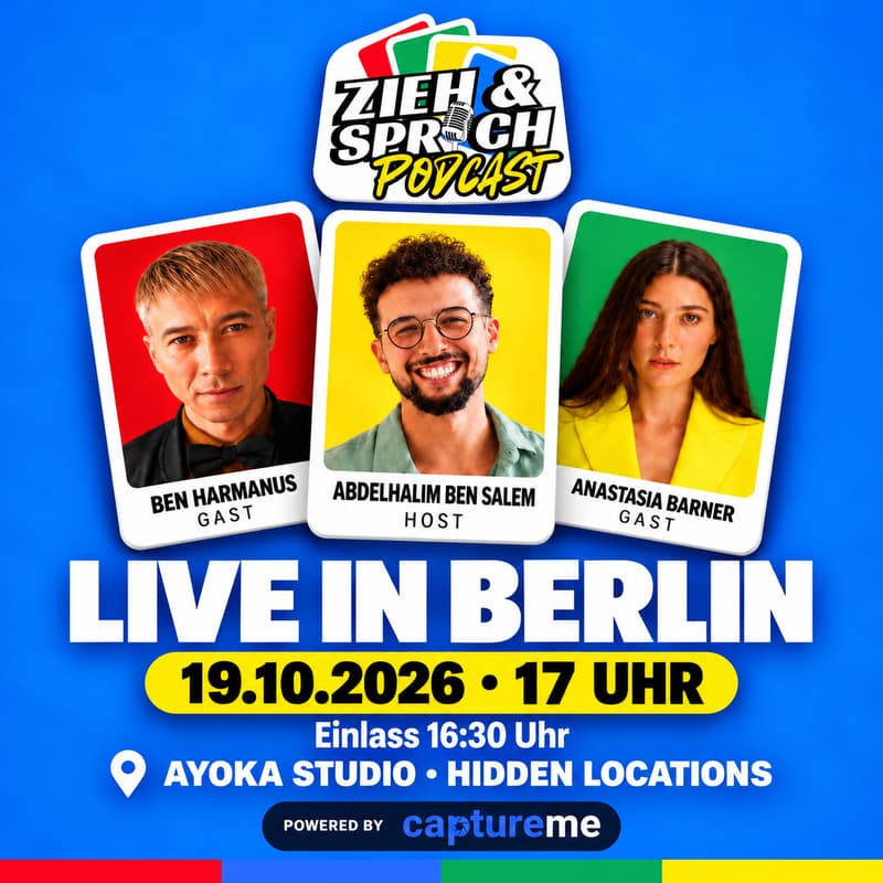 Cover Image for Zieh & Sprich Podcast LIVE Berlin