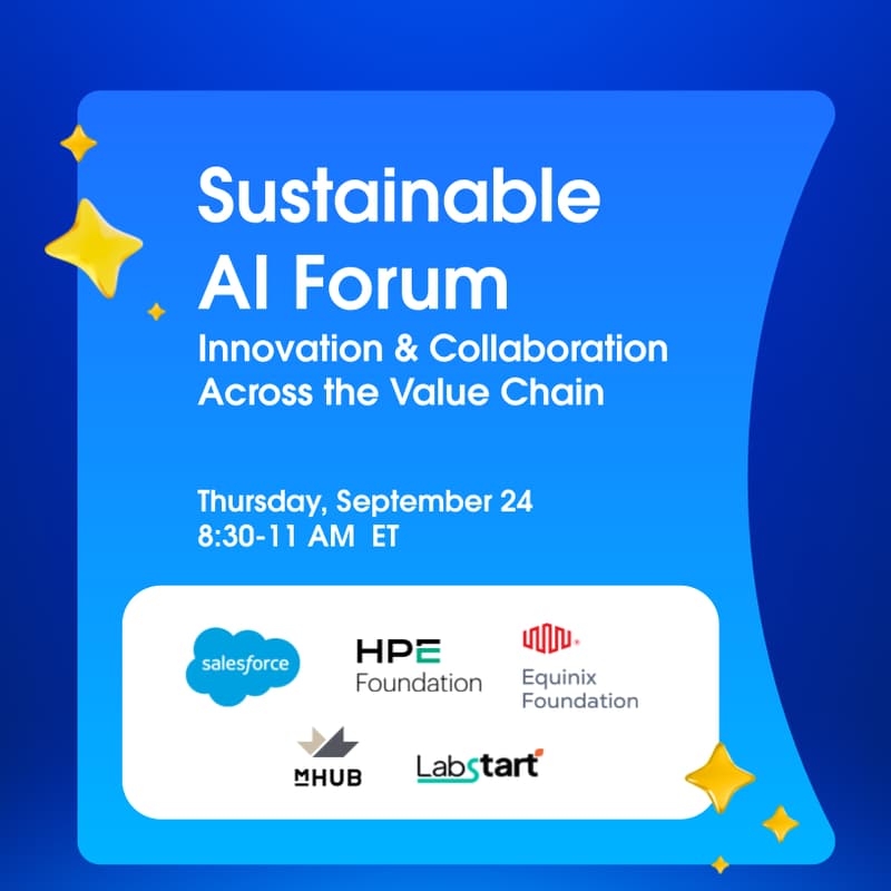 Cover Image for Sustainable AI Forum: Collaboration & Innovation Across the Value Chain
