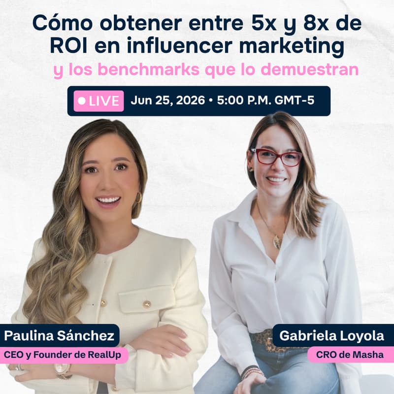 Cover Image for Cómo obtener entre 5x y 8x de ROI en influencer marketing y los benchmarks que lo demuestran