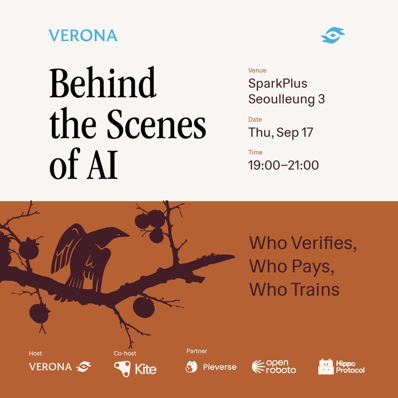 Cover Image for VERONA x Kite AI: Behind the Scenes of AI - Who Verifies, Who pays, Who Trains