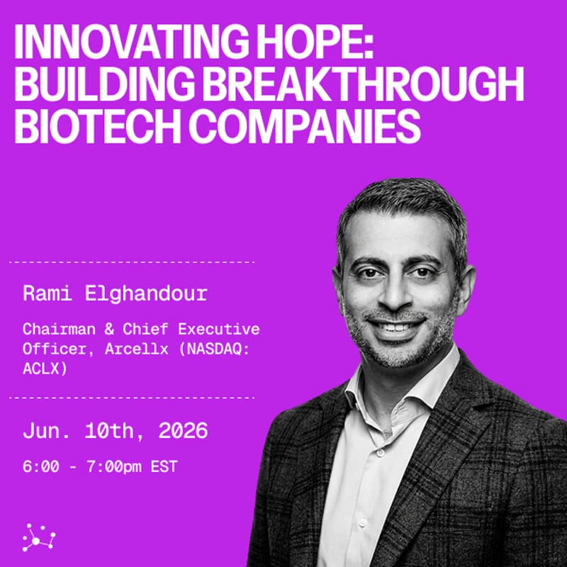Cover Image for Innovating Hope: Building Breakthrough Biotech Companies with Rami Elghandour of Arcellx (NASDAQ: ACLX)