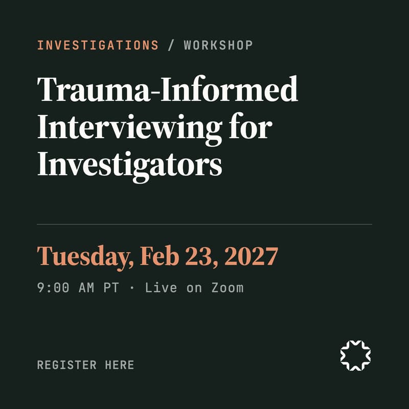 Cover Image for Trauma-Informed Interviewing for Investigators