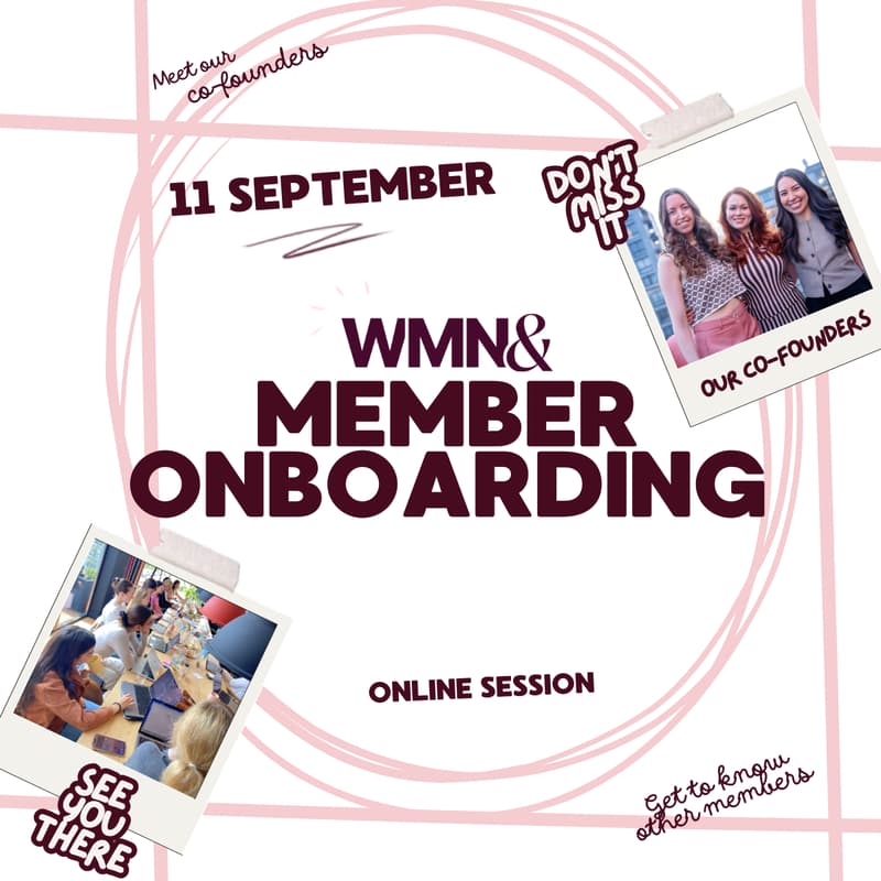 Cover Image for New Member Onboarding Session WMN&