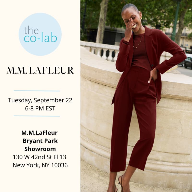 Cover Image for IRL: the colab x M.M.LaFleur, hosted by Kristy Hurt, Founder, the colab