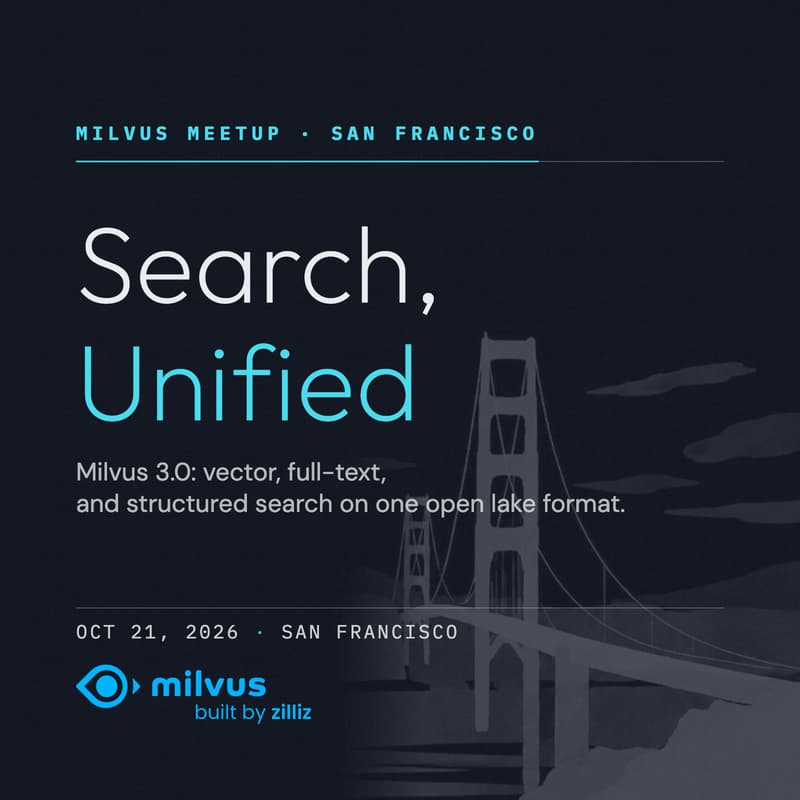 Cover Image for Milvus Meetup - San Francisco