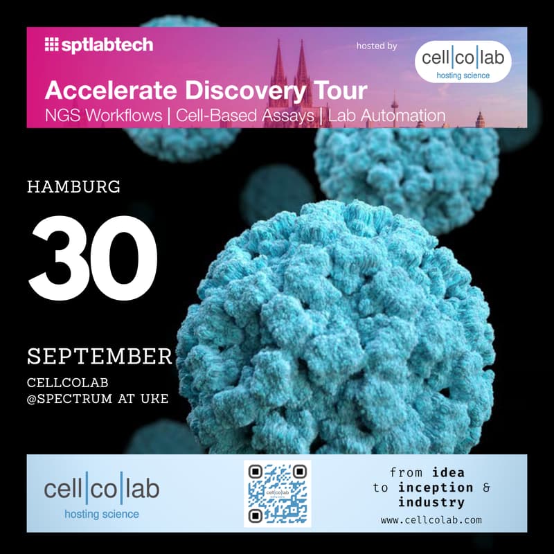 Cover Image for sptlabtech *Accelerate Discovery Tour* hosted by Cellcolab, Hamburg