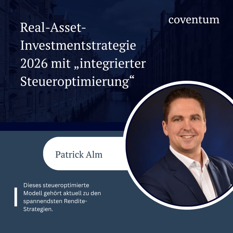 Cover Image for Real-Asset-Investmentstrategie 2026 mit "integrierter Steueroptimierung"