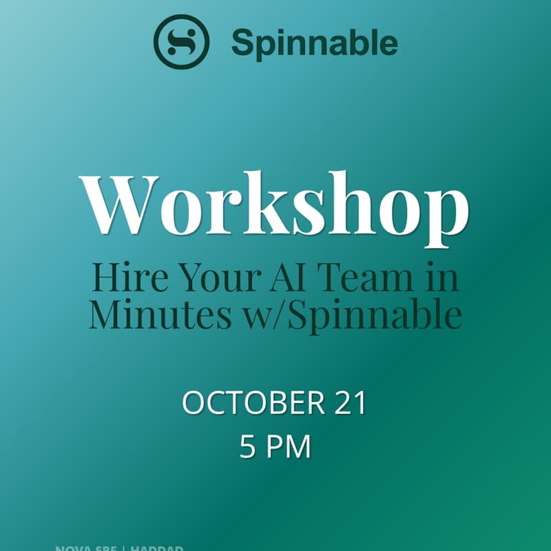Cover Image for Hire Your AI Team in Minutes with Spinnable AI 🤖