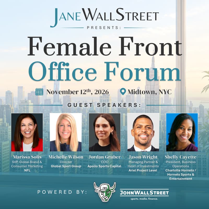 Cover Image for JaneWallStreet Presents: Female Front Office Forum