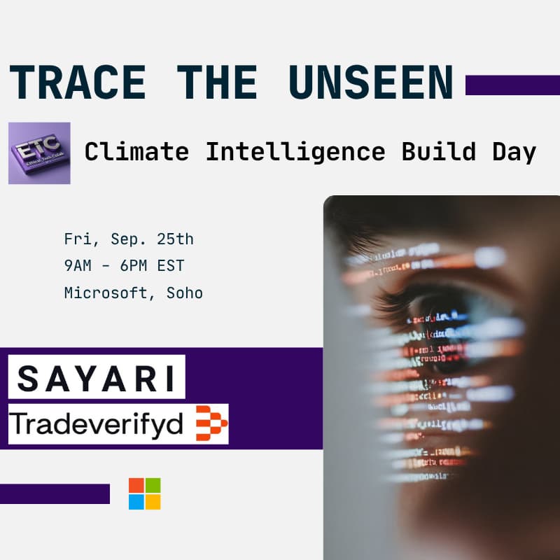 Cover Image for TRACE THE UNSEEN: Climate Intelligence Build Day