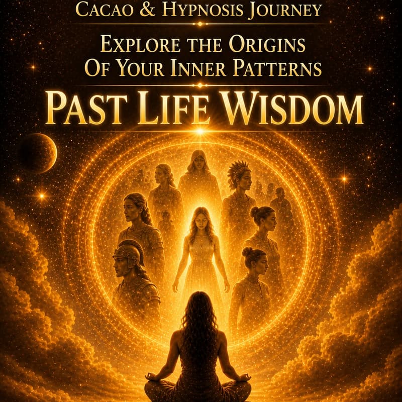 Cover Image for Cacao & Hypnosis Journey: Past Life Wisdom